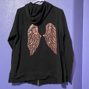 Victoria’s Secret pink sequin angel wing sweater